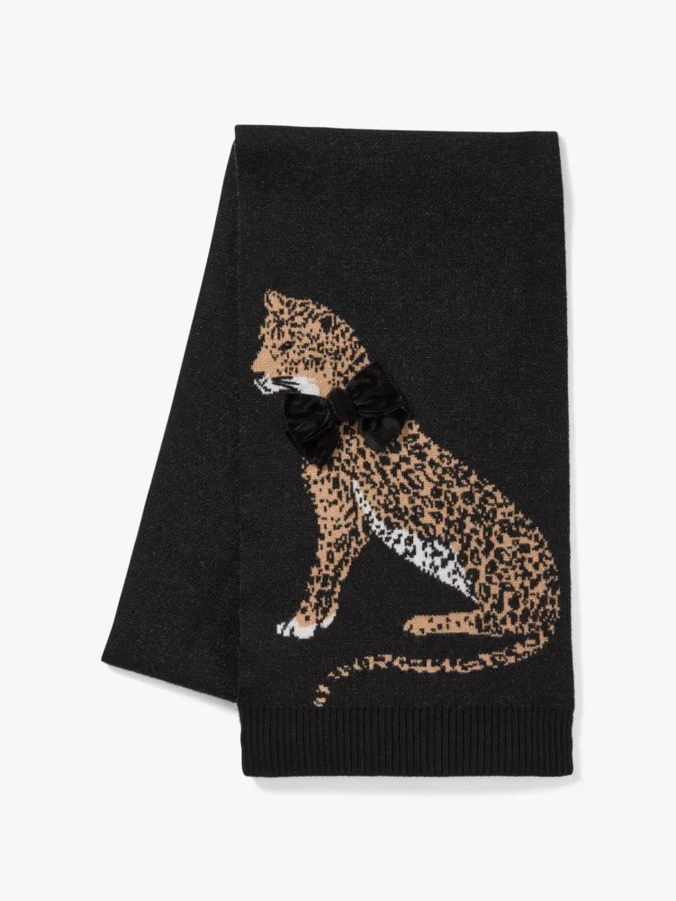 Leopard Critter Scarf Kate Spade New York