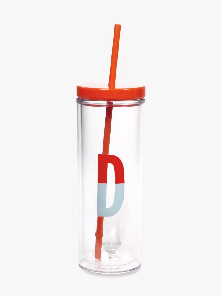 Initial Thermal Tumbler With Straw Kate Spade UK