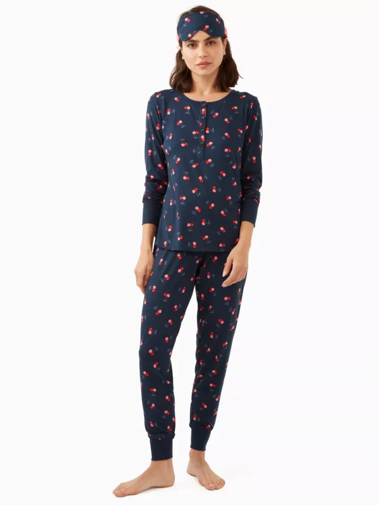 Henley Holiday Pajama Set Kate Spade Surprise