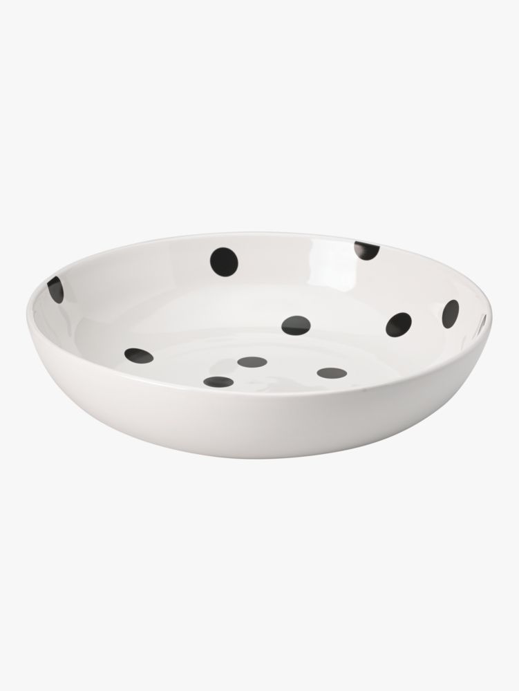 Deco Dot Large Low Salad Bowl Kate Spade New York
