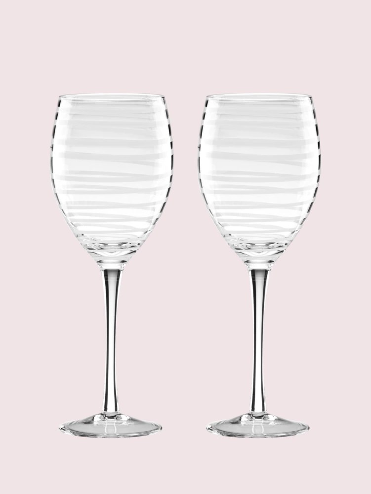 Charlotte Street White Wine Glass Pair Kate Spade New York