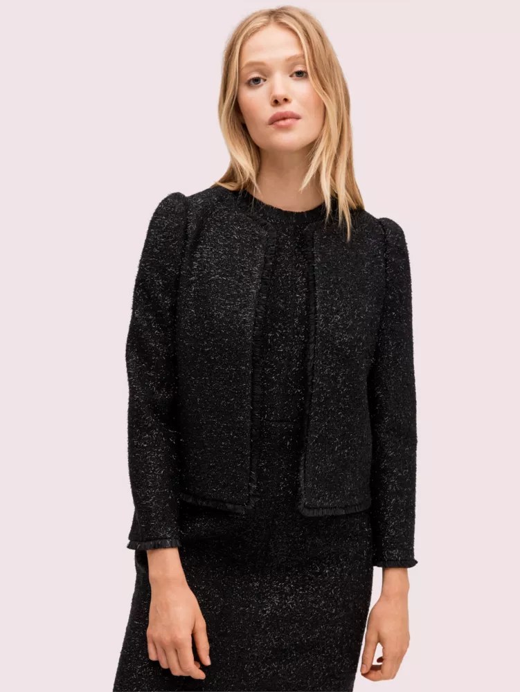 Tinsel Tweed Jacket Kate Spade UK
