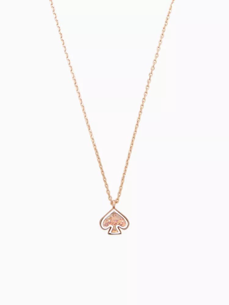 Everyday Spade Glitter Enamel Mini Pendant Kate Spade Surprise