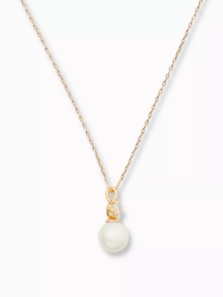 Pearls Of Wisdom Mini Pendant Necklace Kate Spade Surprise