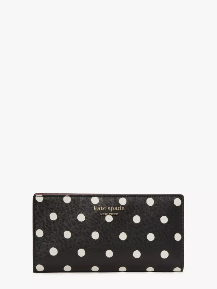 Spencer Sunshine Dot Slim Bifold Wallet Kate Spade UK