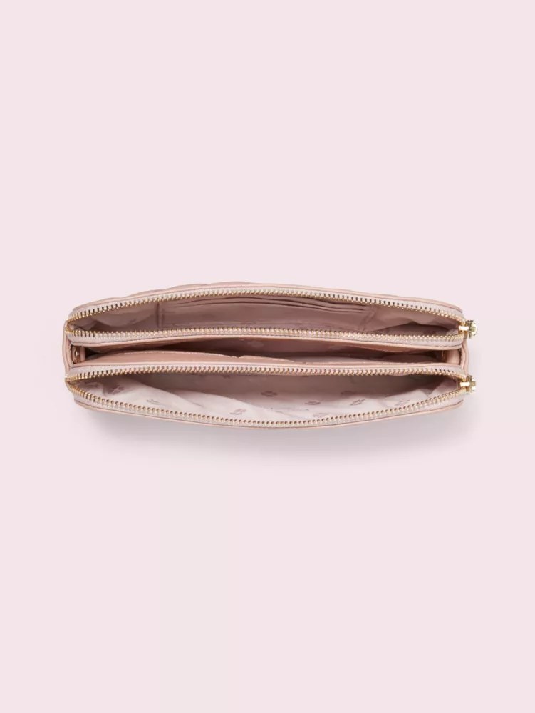 Top 53+ imagen kate spade amelia double zip mini crossbody