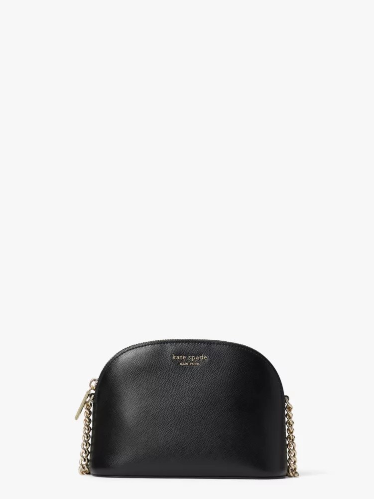 Women's black spencer small dome crossbody Kate Spade New York