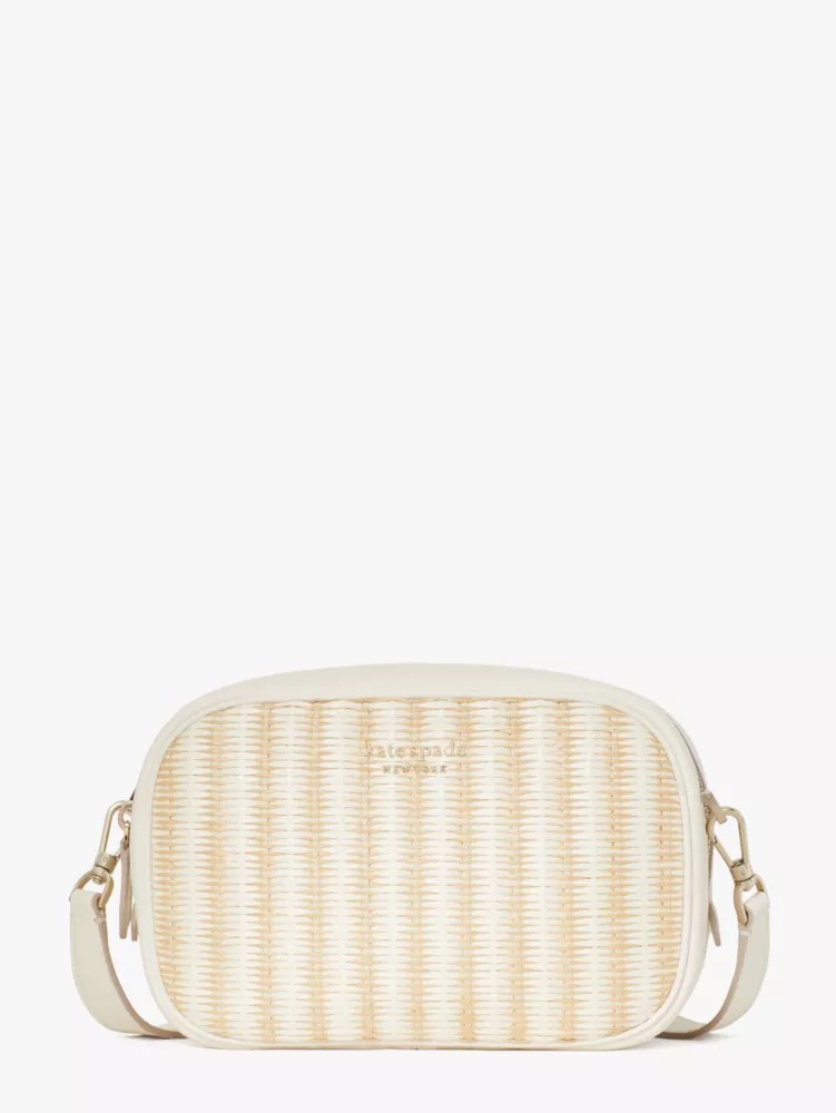 Astrid Straw Medium Crossbody Kate Spade New York