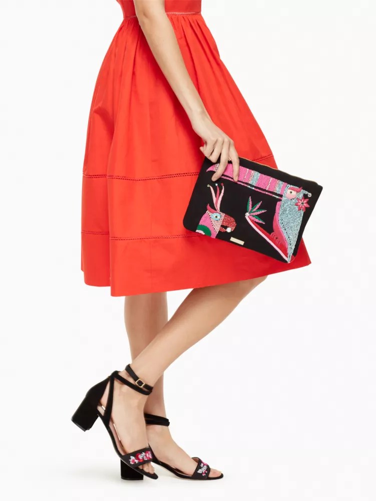 On Purpose Beaded Parrot Bag Kate Spade New York