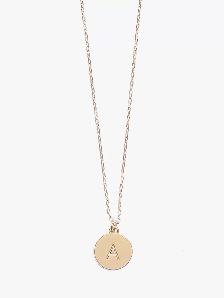 Total 34+ imagen initial necklace gold kate spade Abzlocal.mx