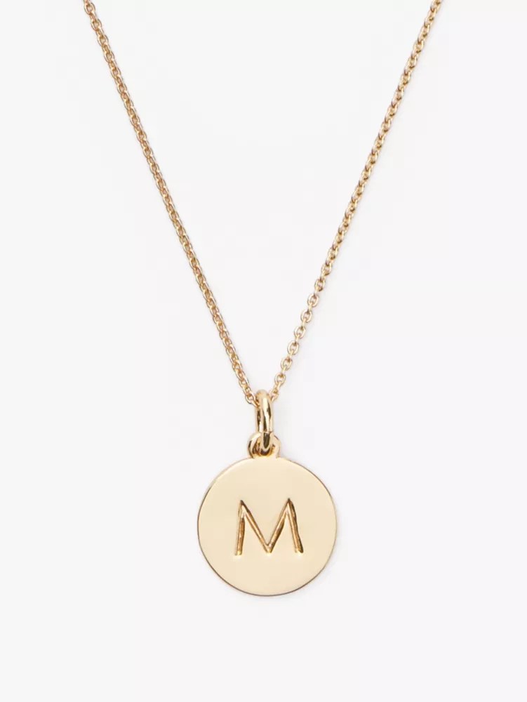 Top 40+ imagen kate spade a initial necklace Thptnganamst.edu.vn
