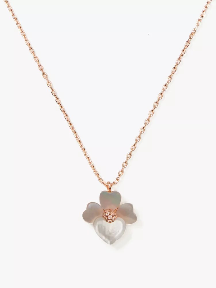 Precious Pansy Mini Pendant Kate Spade New York