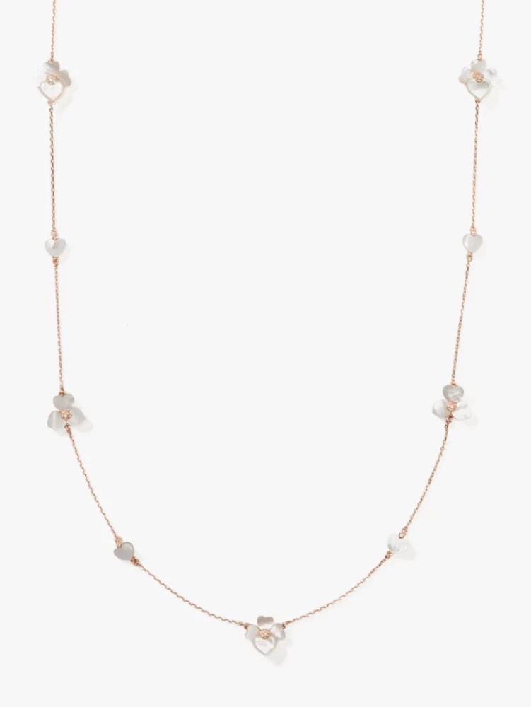 Precious Pansy Scatter Necklace Kate Spade New York