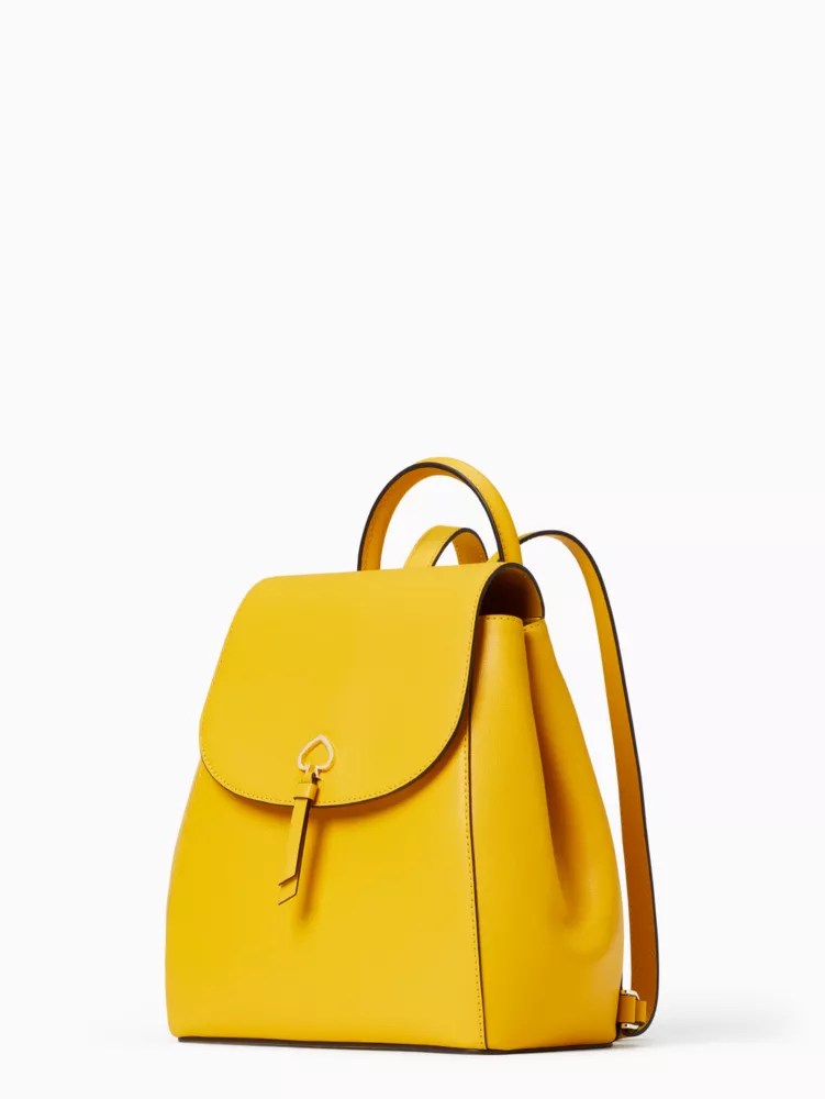 Top 90+ imagen kate spade adel medium flap leather backpack