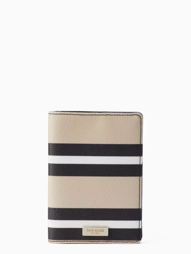 Shore Street Ottoman Stripe Passport Holder Kate Spade Surprise