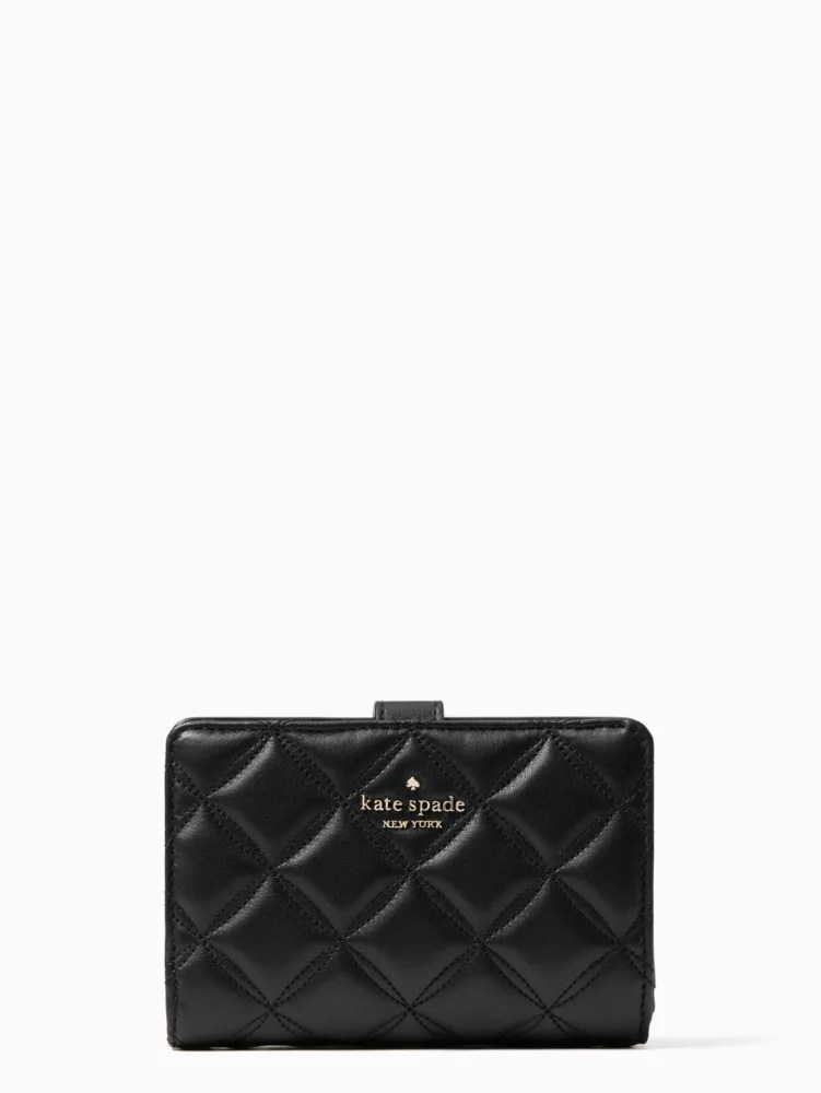 Introducir 40+ imagen kate spade natalia quilted wallet Viaterra.mx