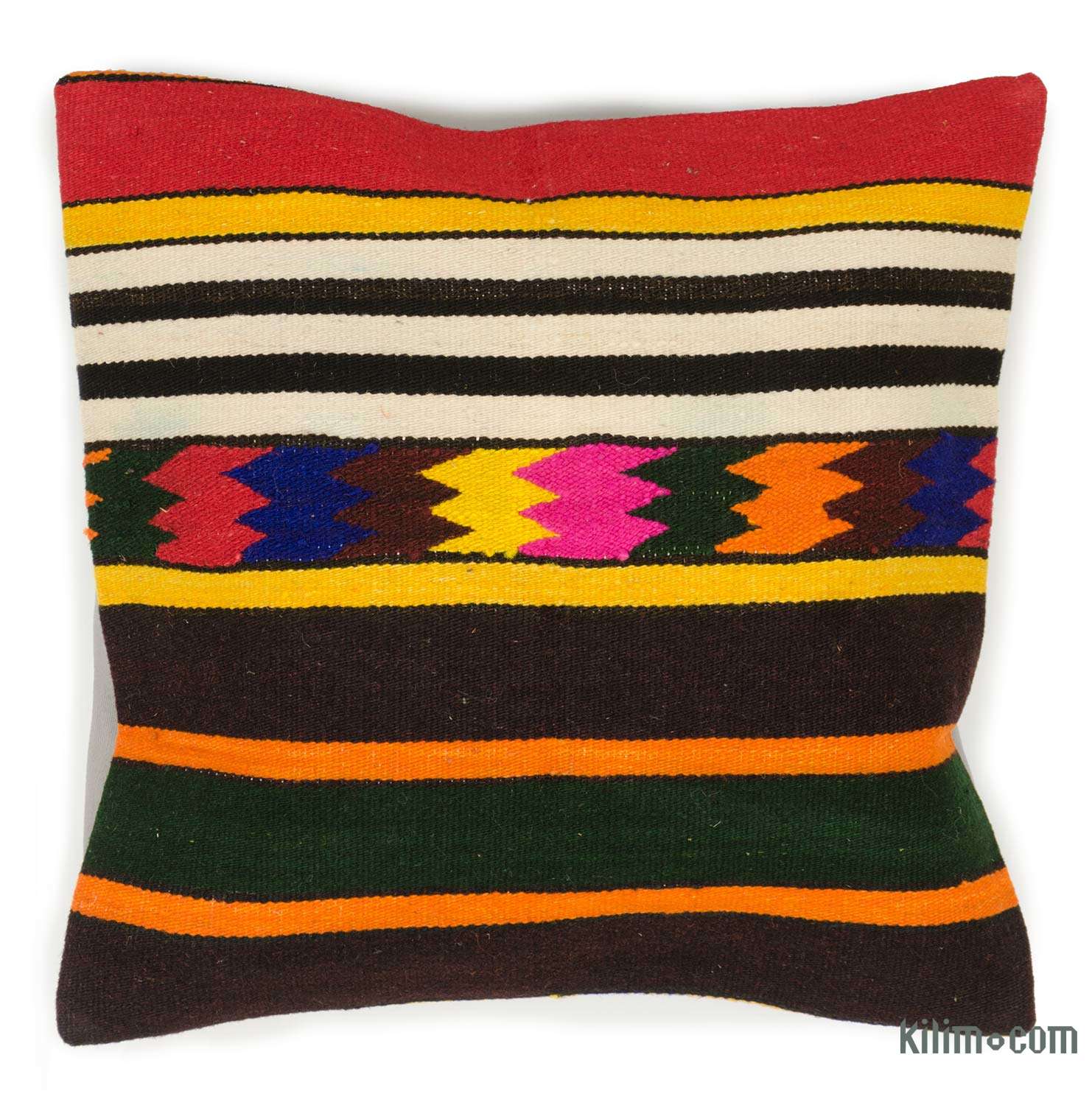 K0036643 Kilim Pillow Cover 1' 4" x 1' 4" (16 in. x 16 in.)