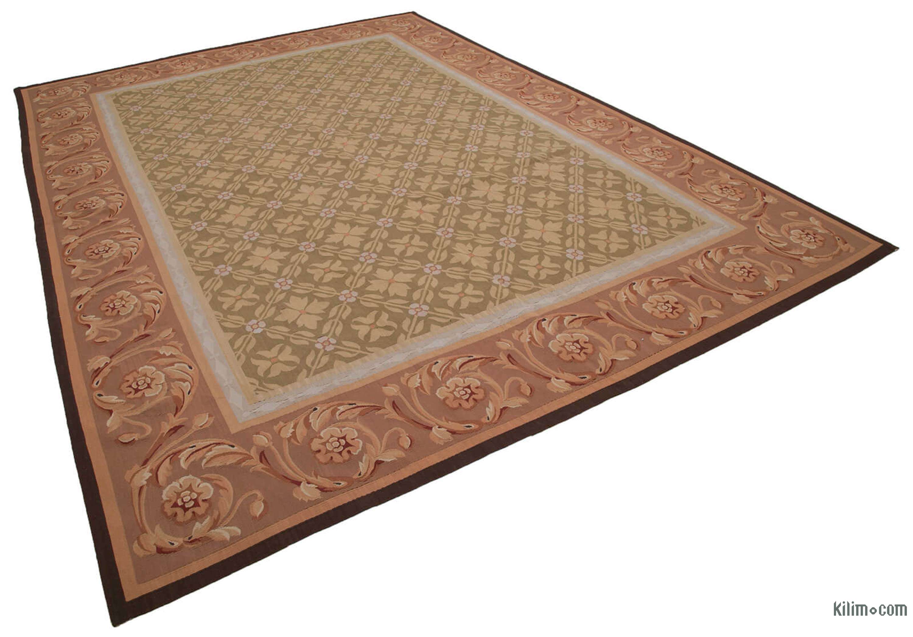 K0037641 Aubusson Rug 8' 8" x 12' (104 in. x 144 in.)
