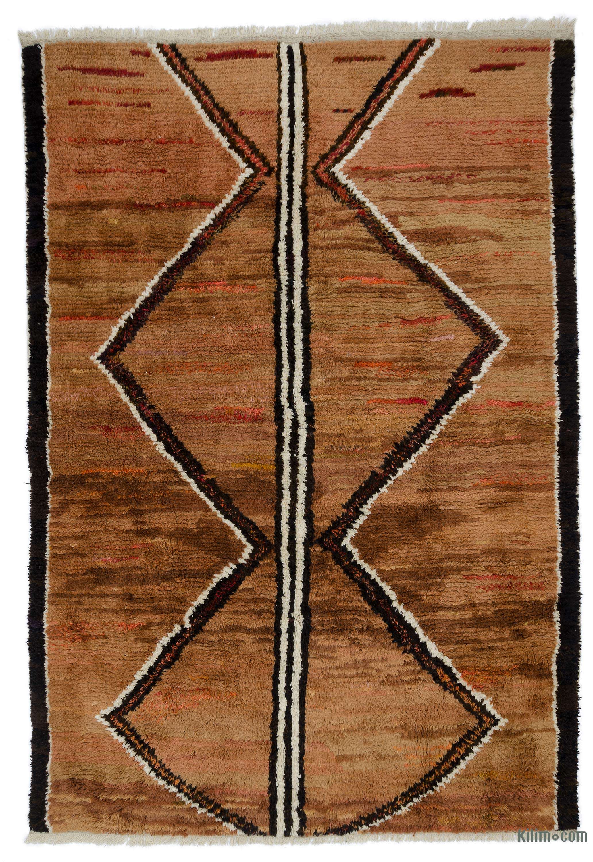 K0047142 Brown New Turkish Tulu Rug 8' 4" x 12' 1" (100 in. x 145 in.)