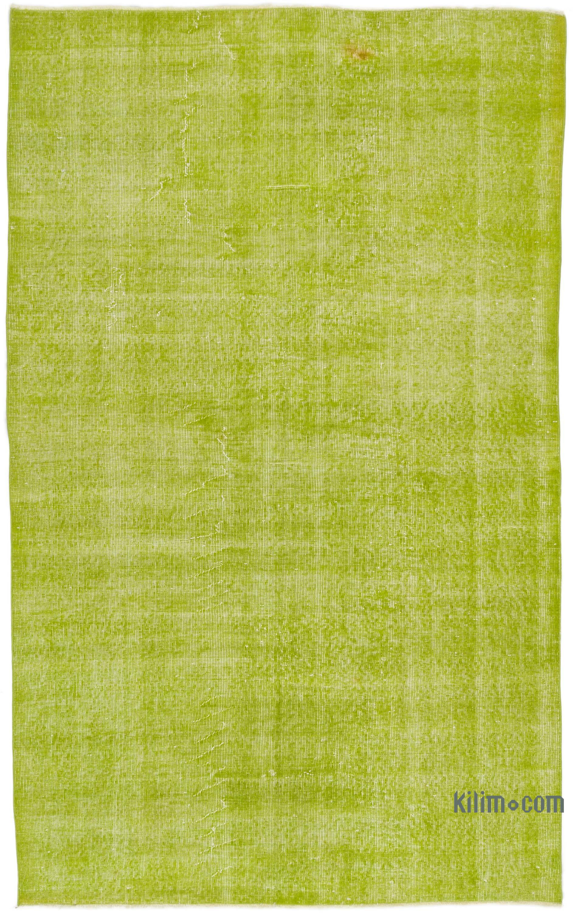 Overdyed Rugs with Dark Blue or Green colors