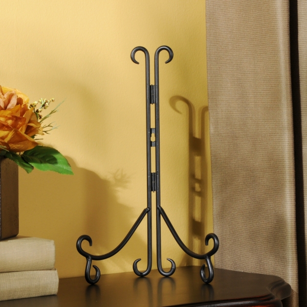 Black Metal Scroll Easel Kirklands Home