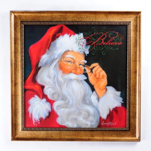 Santa Believe Framed Print Kirklands Home