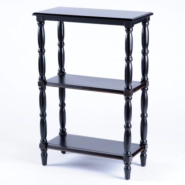 Black 3Tier Bookcase Kirklands Home