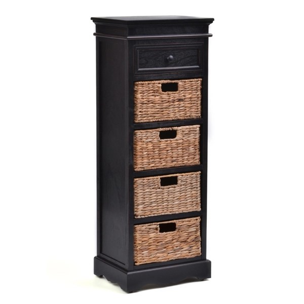 5Drawer Black Storage Chest Kirklands Home