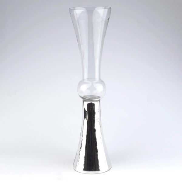 Clear & Mercury Glass Vase Kirklands Home