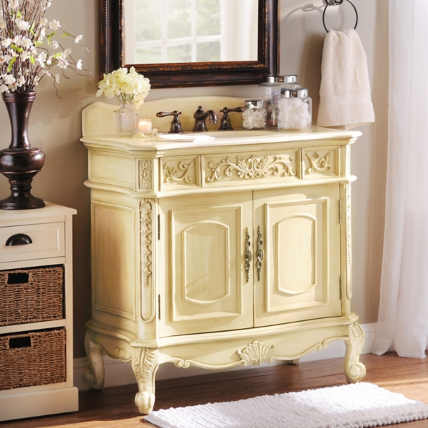 Ivory Sinclair Vanity Sink, 36in. Kirklands Home