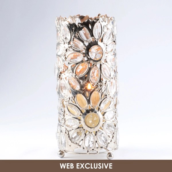 Metal Jewel Votive Holder, 11in. Kirklands Home