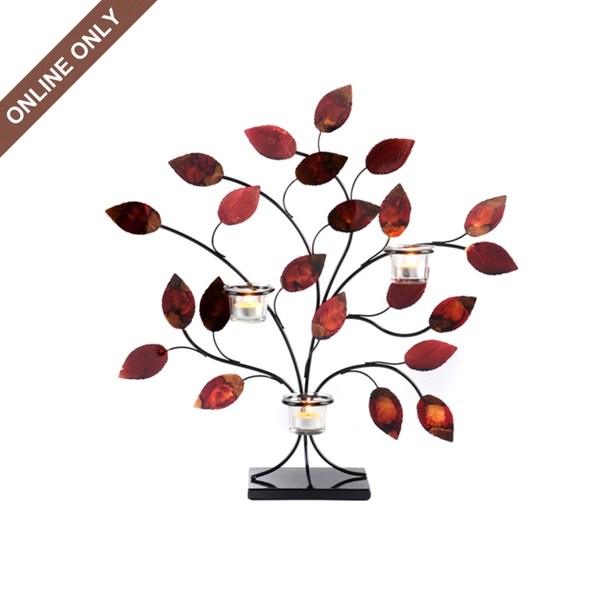 Metal Red Tree Votive Holder Kirklands Home