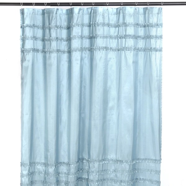 Blue Ruffle Shower Curtain Kirklands Home