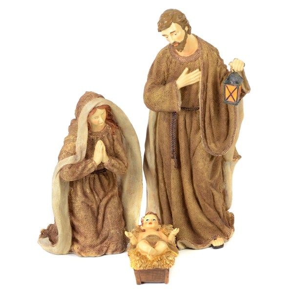 Burlap Holy Family Nativity Kirklands Home