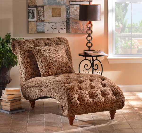 Tan Cheetah Print Chaise Lounge Kirklands Home