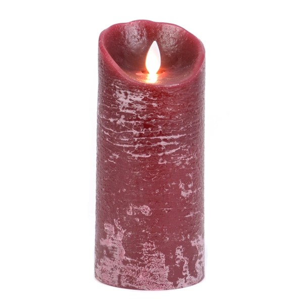 Burgundy LED Flameless Candle, 7 in. Kirklands Home