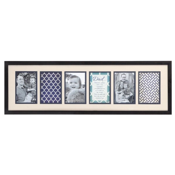 Dad Sentiment Black Collage Frame Kirklands Home
