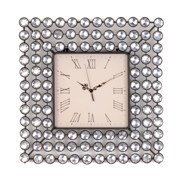 The different types of bling wall clock on sale can be installed in. diamond bling wall clock