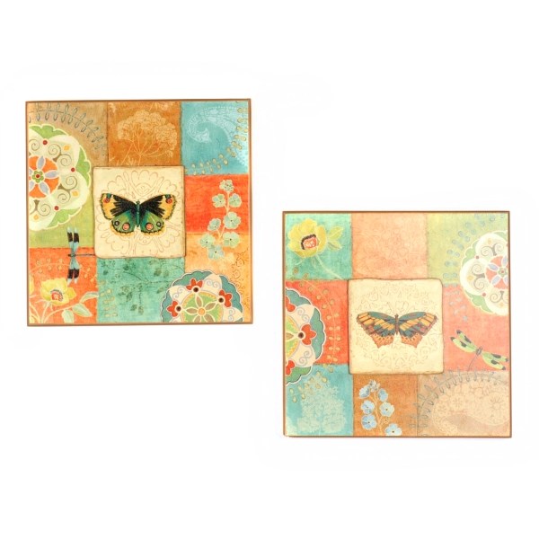 Folk Floral Wall Plaques Kirklands Home