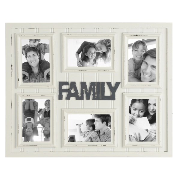 Distressed Ivory Family Collage Frame Kirklands Home