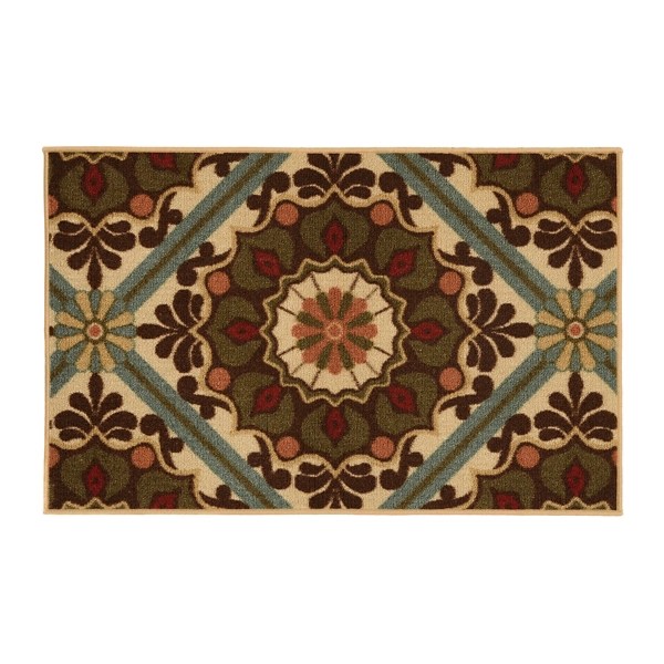 Jackson Floral Medallion Scatter Rug Kirklands Home