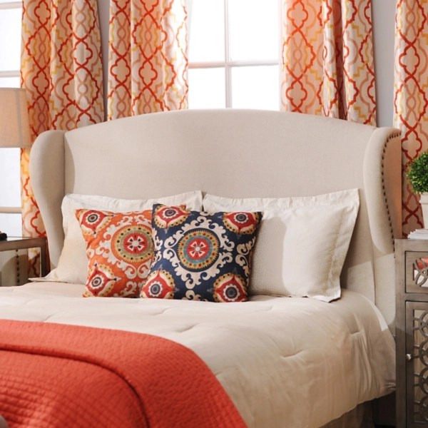 Tan Linen Wingback King Headboard Kirklands Home