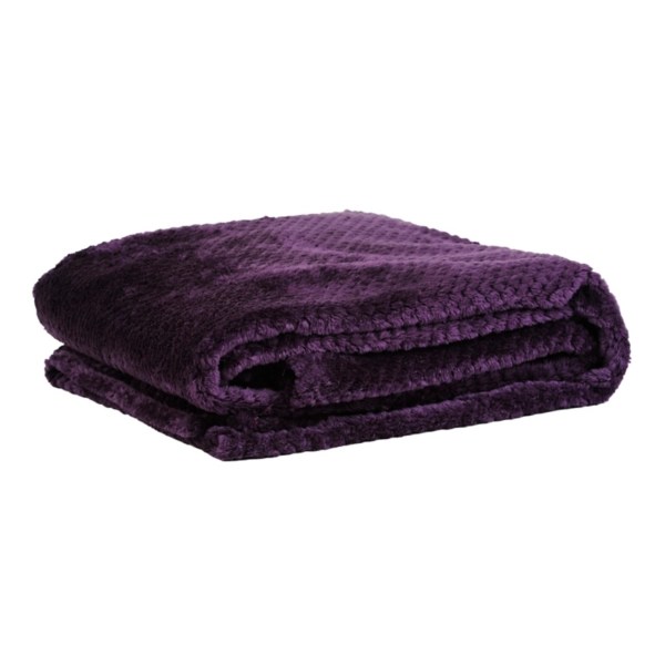 Heavenly Plum Luxe Bubble Throw Blanket Kirklands Home