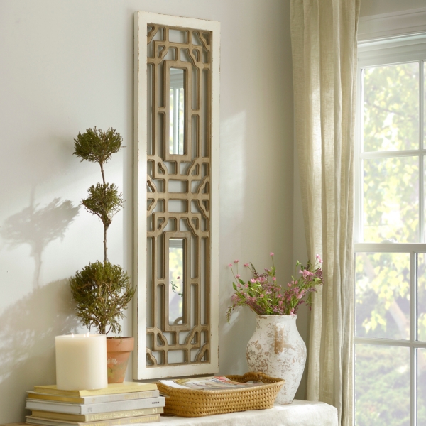 Mirrored Geometric Wooden Plaque Kirklands Home