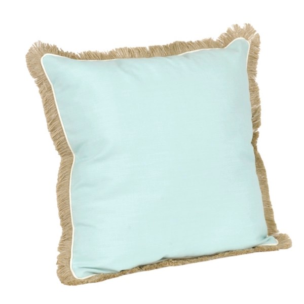 Blue Dean Fringe Pillow Kirklands Home