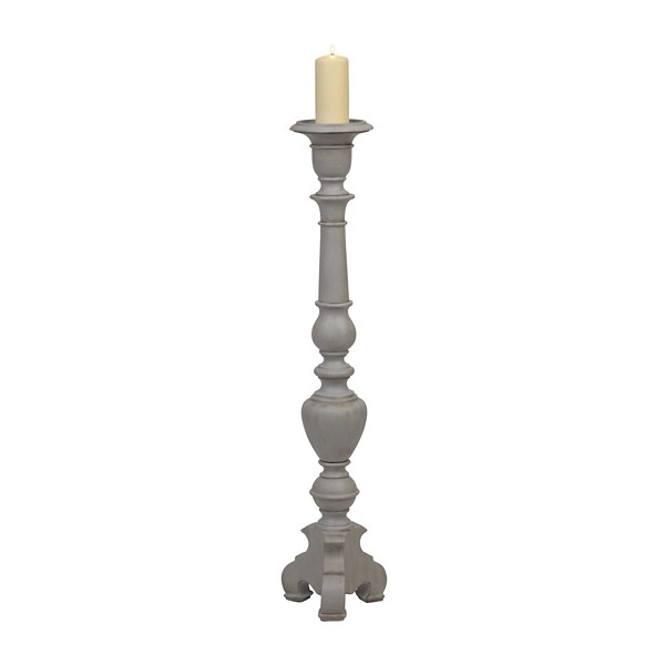 Gray Floor Candle Holder, 42 in. Kirklands Home