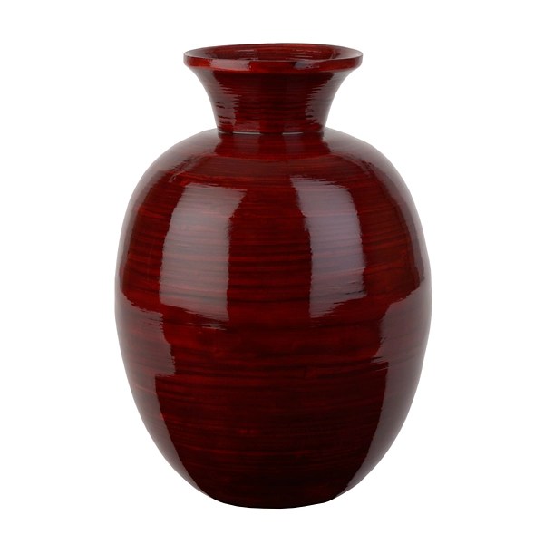 Red Grain Bamboo Vase Kirklands Home