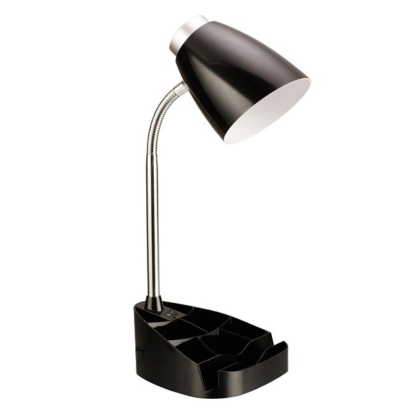 Black Desk Lamp with Tablet Stand Kirklands Home