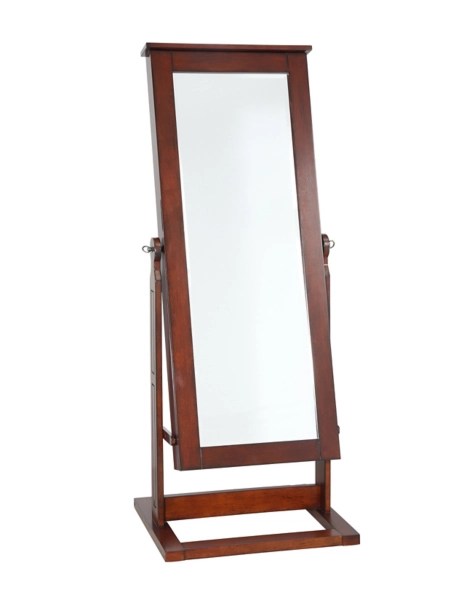 Walnut Cheval Jewelry Armoire Mirror Kirklands Home