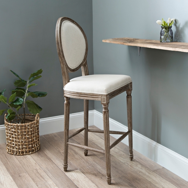 Louis Ivory Bar Stool Kirklands Home